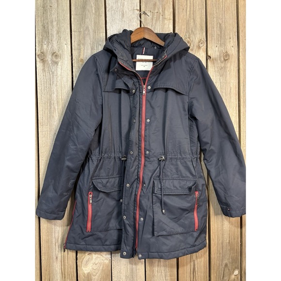 Y2K Tommy Hilfiger Hooded Utility Parka XL - Picture 2 of 7